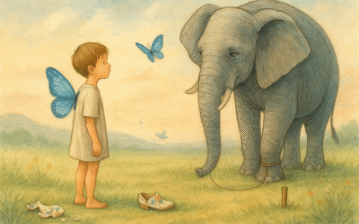 El niño con zapatos de porcelana fina