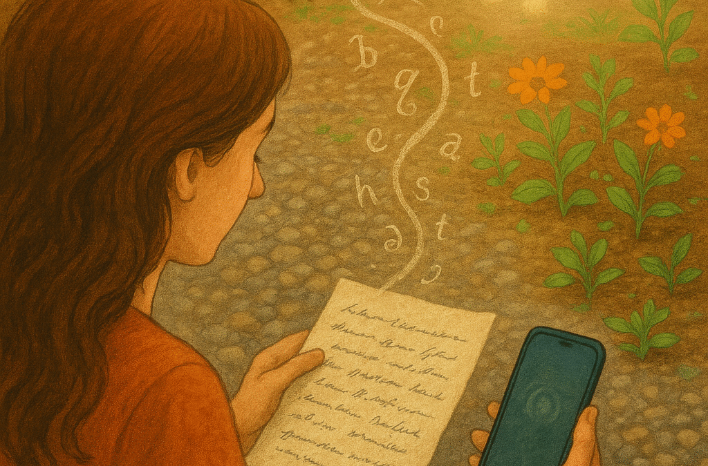 Cuando no podía escribir, decidí rescatar mis palabras