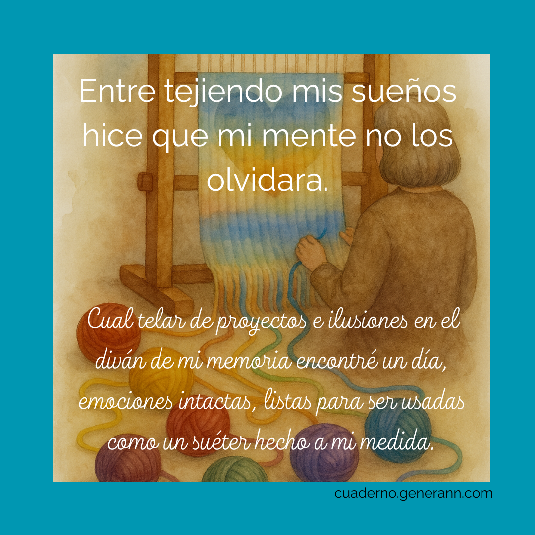 tejido frases con imagees cuaderno generann